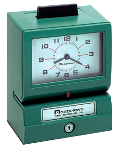 clock large acroprint125