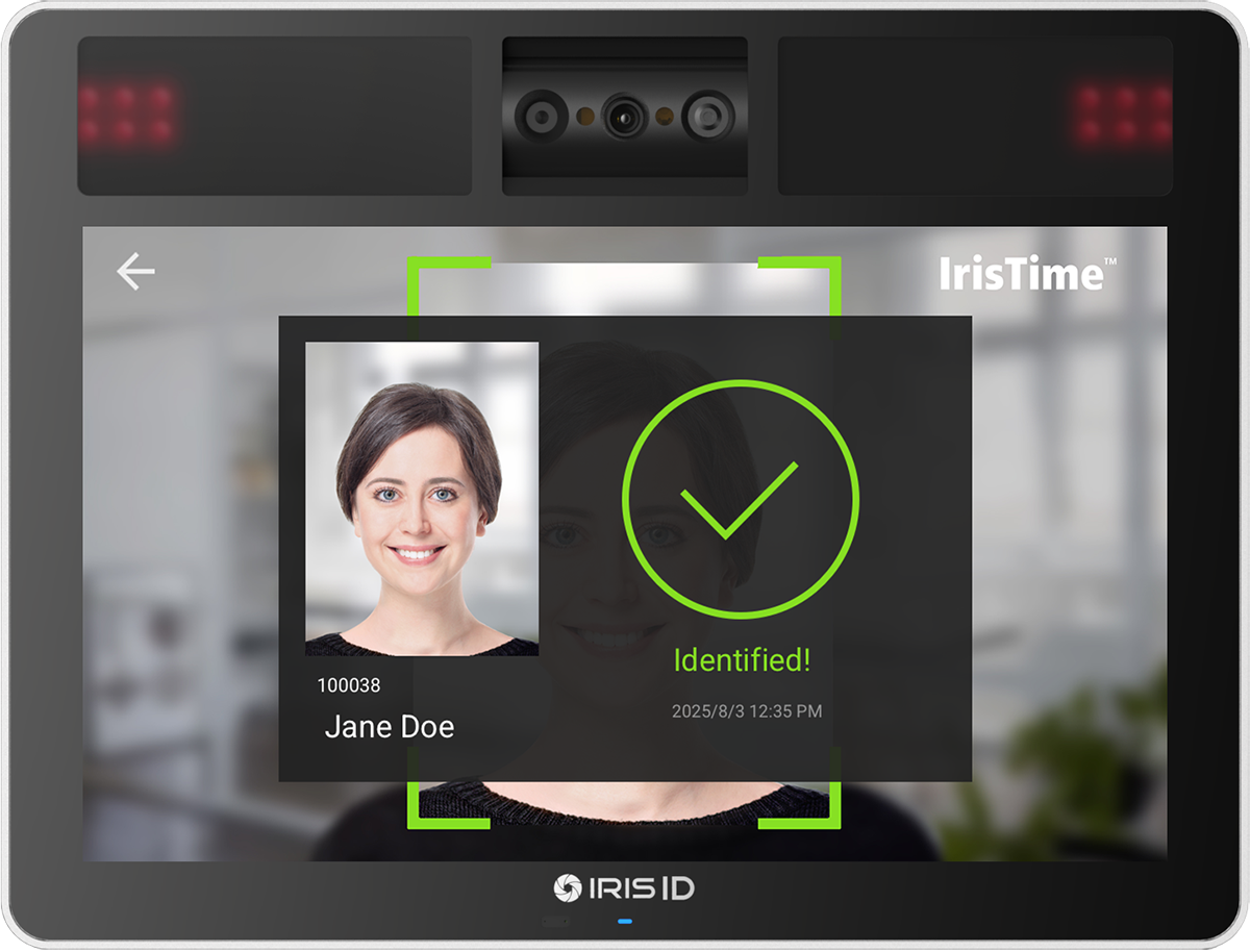 iT100 facial recognition employee time clock